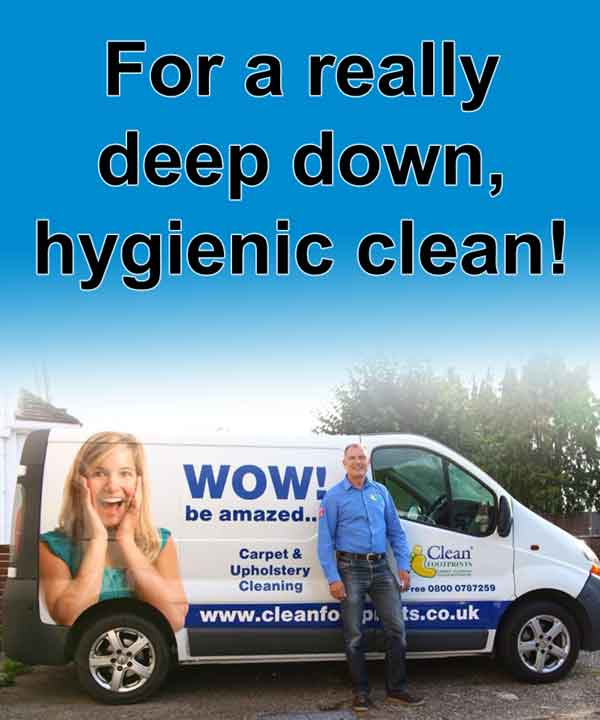 deep down hygenic carpet cleaning in Taunton and Wellington